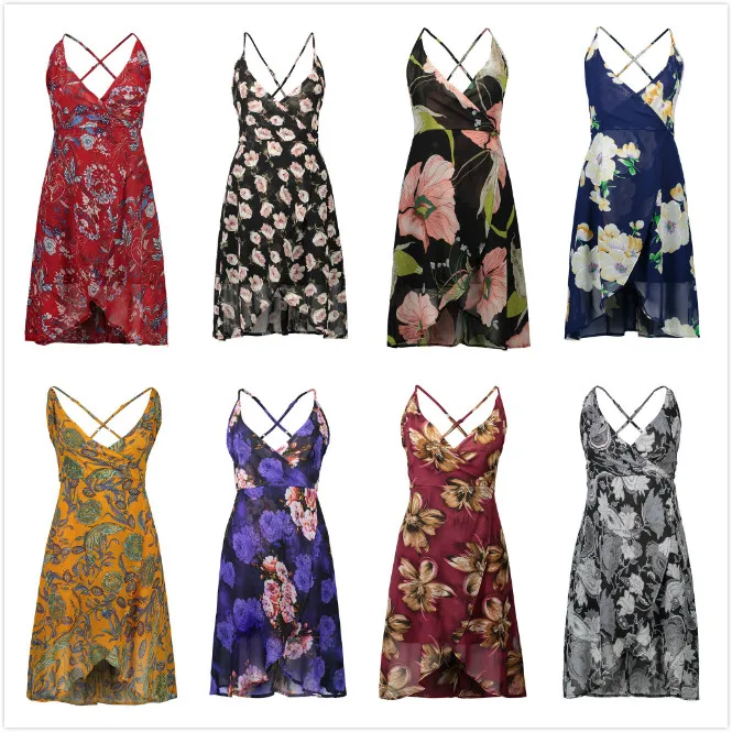 Suvance летнее сексуальное женское короткое пляжное платье с открытой спиной и v