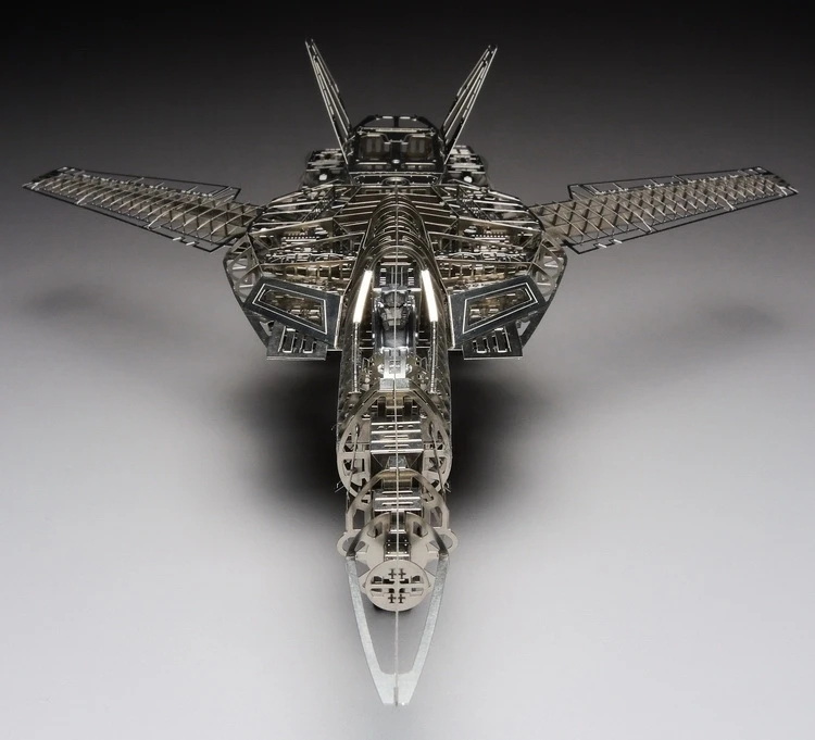1/72 Валькирия Макросс VF-1A/S полная ПЭ модель Жасмин 3D сталь Металл DIY Складное крыло миниатюрные наборы головоломки игрушки сплайсинга хобби