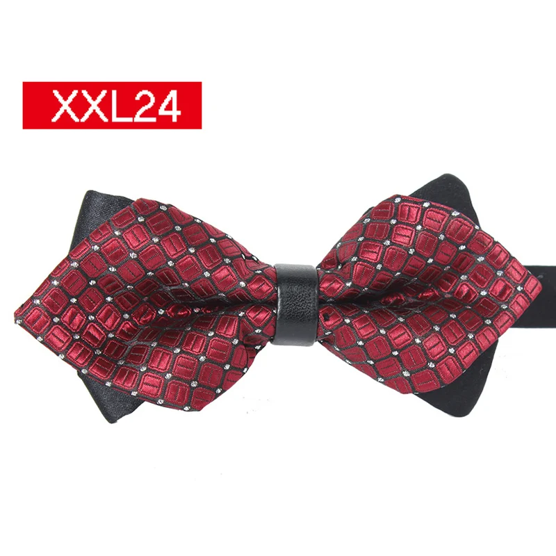 Новое поступление мужской высококачественный двухслойный галстук-бабочка в