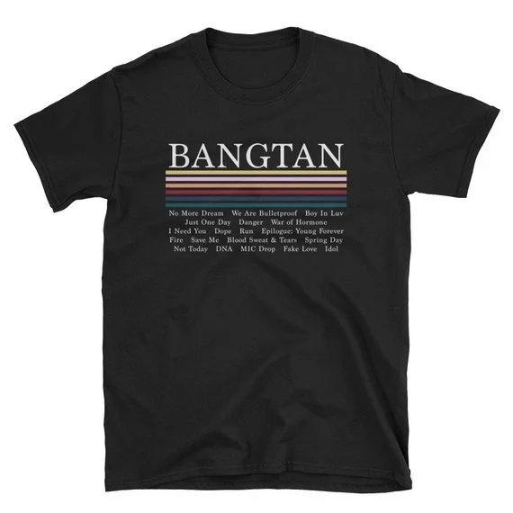 Hahahyule-WW черный и белый Нет Больше мечты K-POP BTS Bangtan мальчики браслет Графический Тройник повседневные черные топы дружба подарок