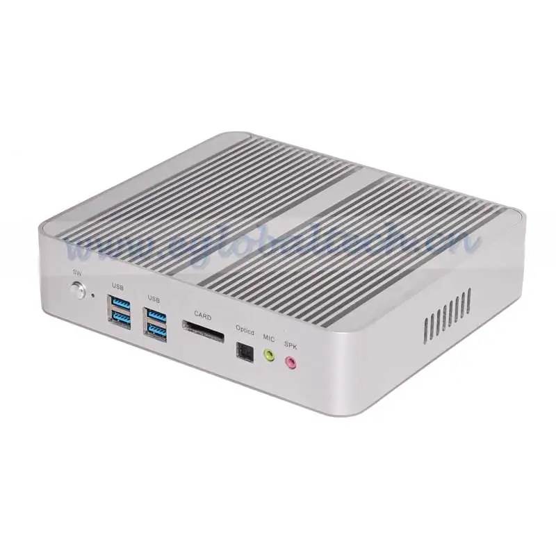 Процессор eglobal безвентиляторный HTPC Windows10 Новый мини ПК Classis i7 5500U 5550 uс Barebone I7