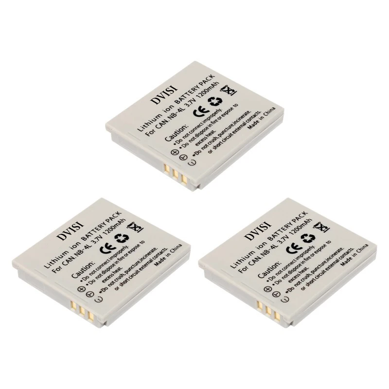 Высококачественная Розничная литиевая батарея для цифровой камеры NB-4L NB4L Canon IXUS