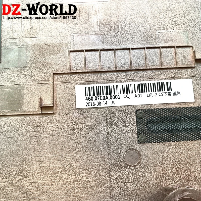 new original for lenovo thinkpad s2 3rd l380 back shell bottom case base cover black d cover 02da306 460 0fc0a 0001 free global shipping