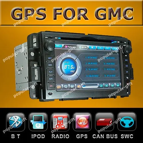 7'' HD Car DVD GPS Navigation Navi Radio stereo 6CDC PIP For BUICK ENCLAVE GMC | Vehicle
