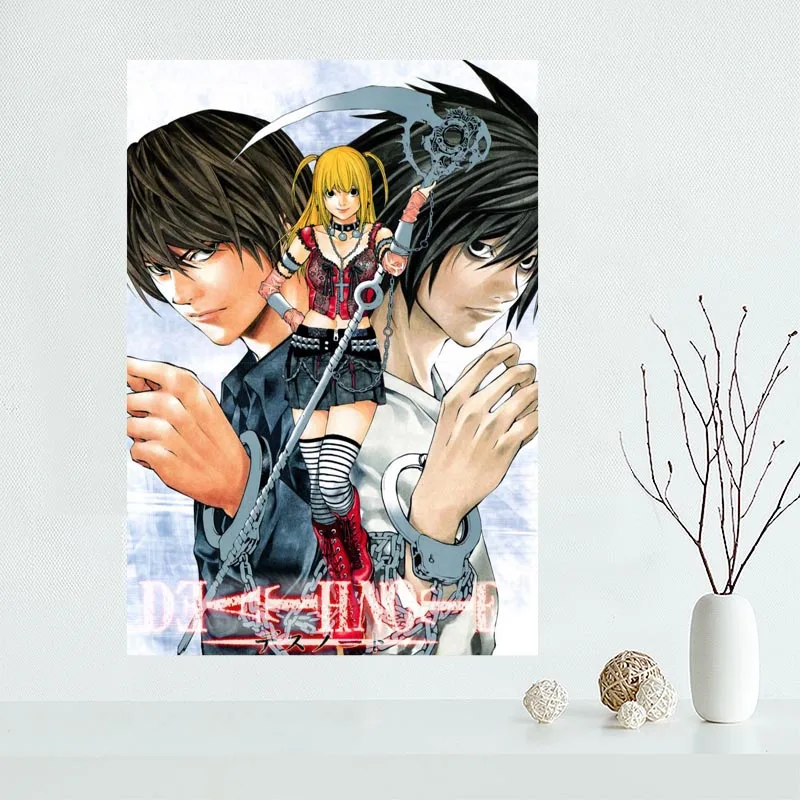 Плакат с надписью Nice DEATH NOTE | Дом и сад