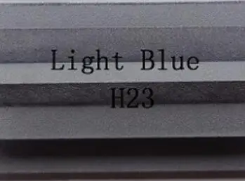 H23 Light Blue Затемненные сотовидные сотовые жалюзи занавески(шнур, низ вверх) размеры под заказ готовой продукции - Цвет: H23 Light Blue