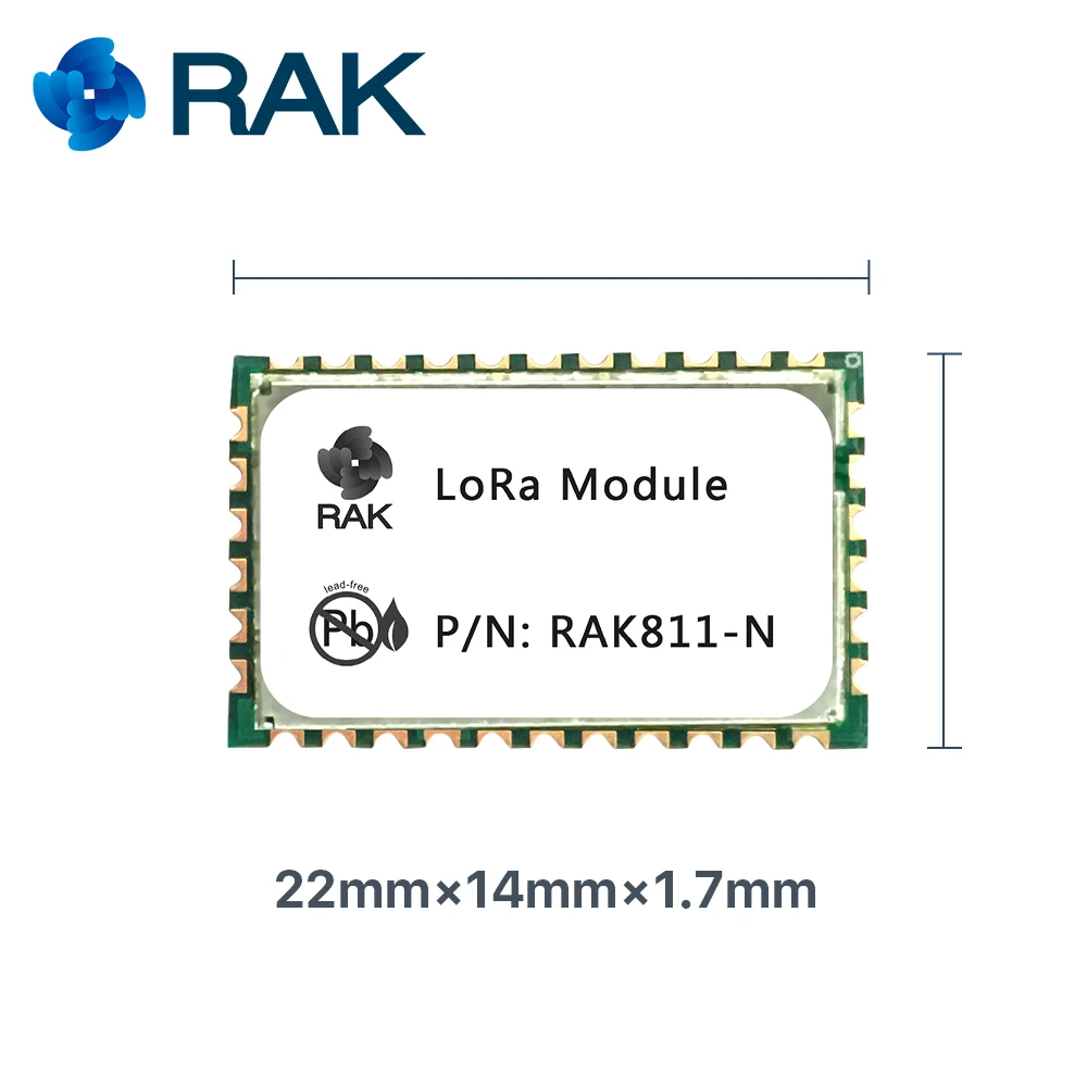 Rak811-n Lora модуль на базе sx1276 и nano100 868/915 мГц Беспроводной широкополосный