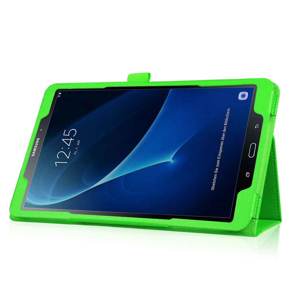 Для Samsung Galaxy Tab A 10 1 T580 чехол личи шаблон книга флип Фолио PU кожаный для A6 T585 |