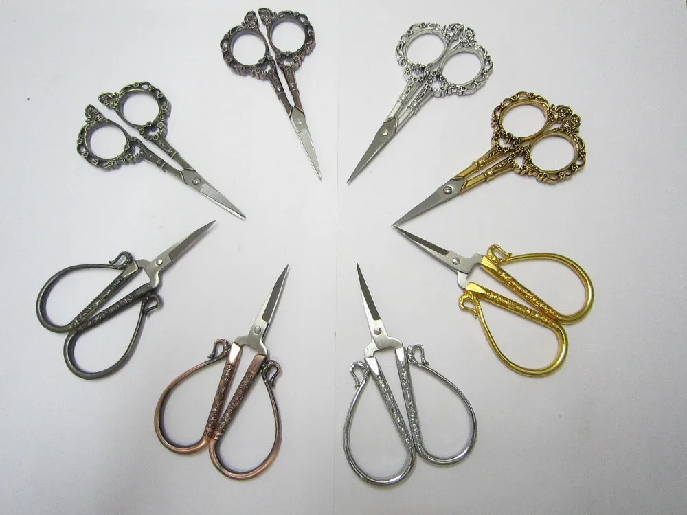 Вышивка ткани вышивки крестом ZAKKA ножницы ручной работы Европейский ретро