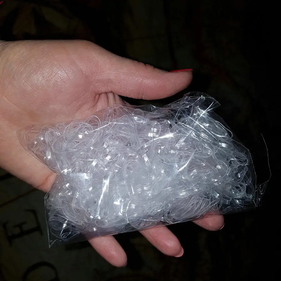 500 шт./компл. одноразовые мини-резинки женские и детские головные уборы маленькие