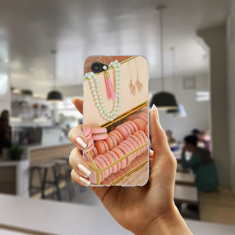 Phone Cases Soft TPU Silicone for LG Spirit G2 G3 Mini G4 G5 G6 K4 K7 K8 K10 V10 V20 V30 Coque Bags Dessert Sweet Macaroons | Мобильные