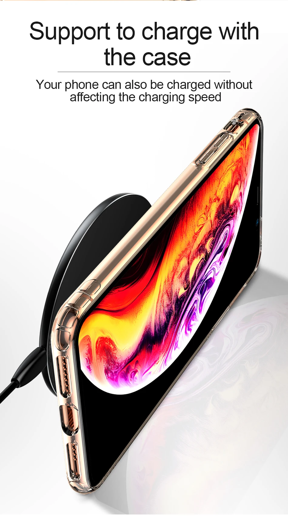 Baseus противоударный чехол для телефона для iPhone Xs Xr Xs Max Coque Мягкий защитный силиконовый из ТПУ задняя крышка для iPhone новые чехлы