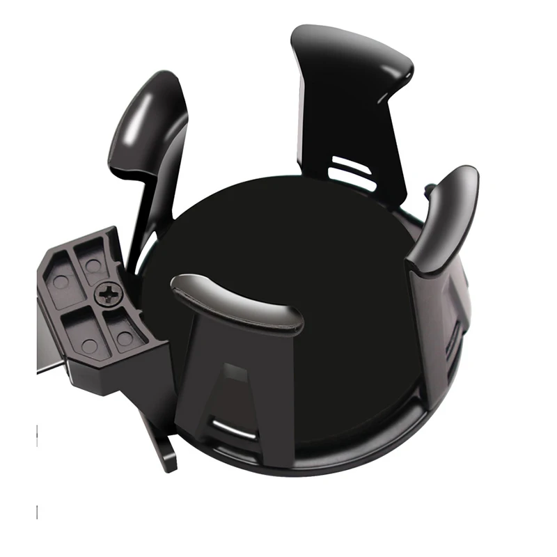 Автомобильный держатель для стакана на воздуховод черный пластиковый напитков