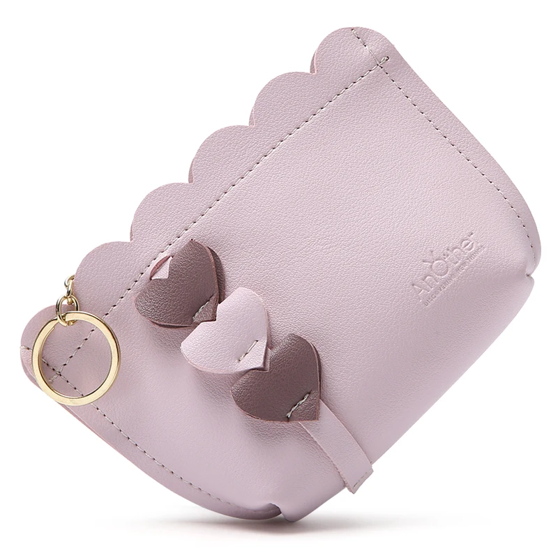 lovely purple APP BLOG милый кот Женский кошелек для монет модные мини маленькие кожаные женские ключи карта наличные сумка кошелек кисточка оставить брелок для девочки - Цвет: lovely purple