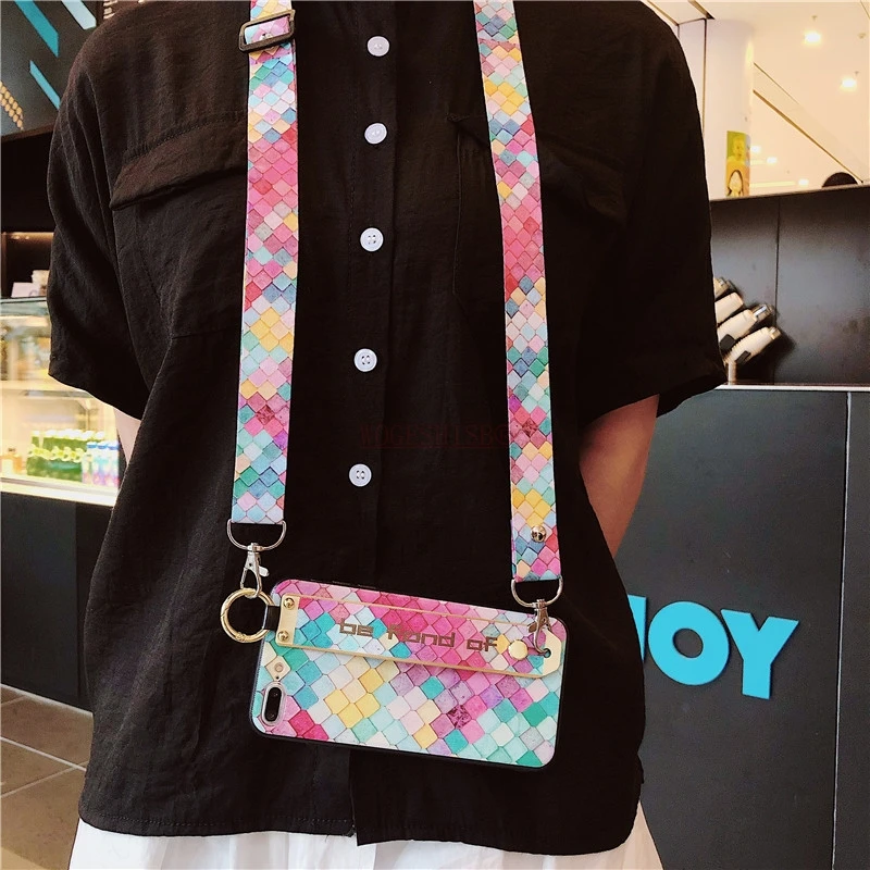Wrist Strap Soft TPU Phone Case for iPhone 7 Cases Ring Scale Stand Holder Cover for iPhone X Xs 11 Pro Max XR 7 8 Plus 6 6S