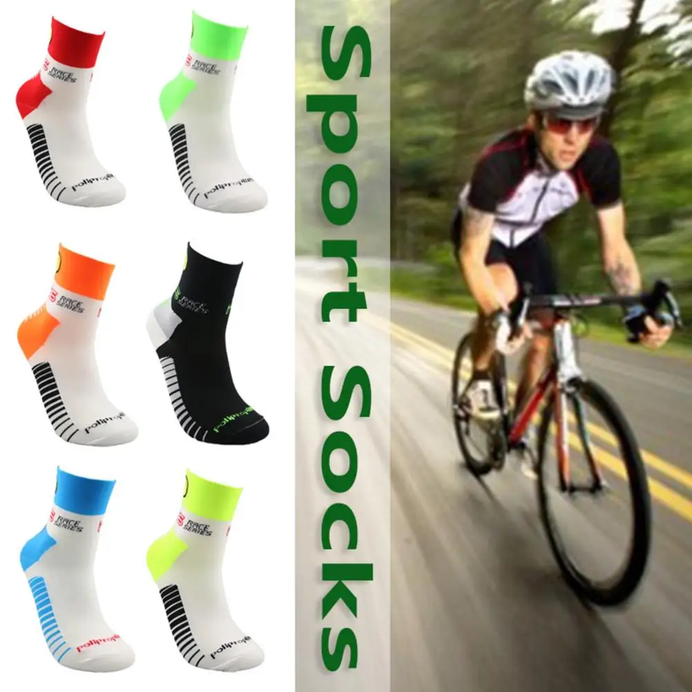 Новинка, носки для велоспорта, высокое качество, профессиональные дышащие спортивные носки, велосипедные носки, для улицы, для гонок, размер США 7-12, Прямая поставка