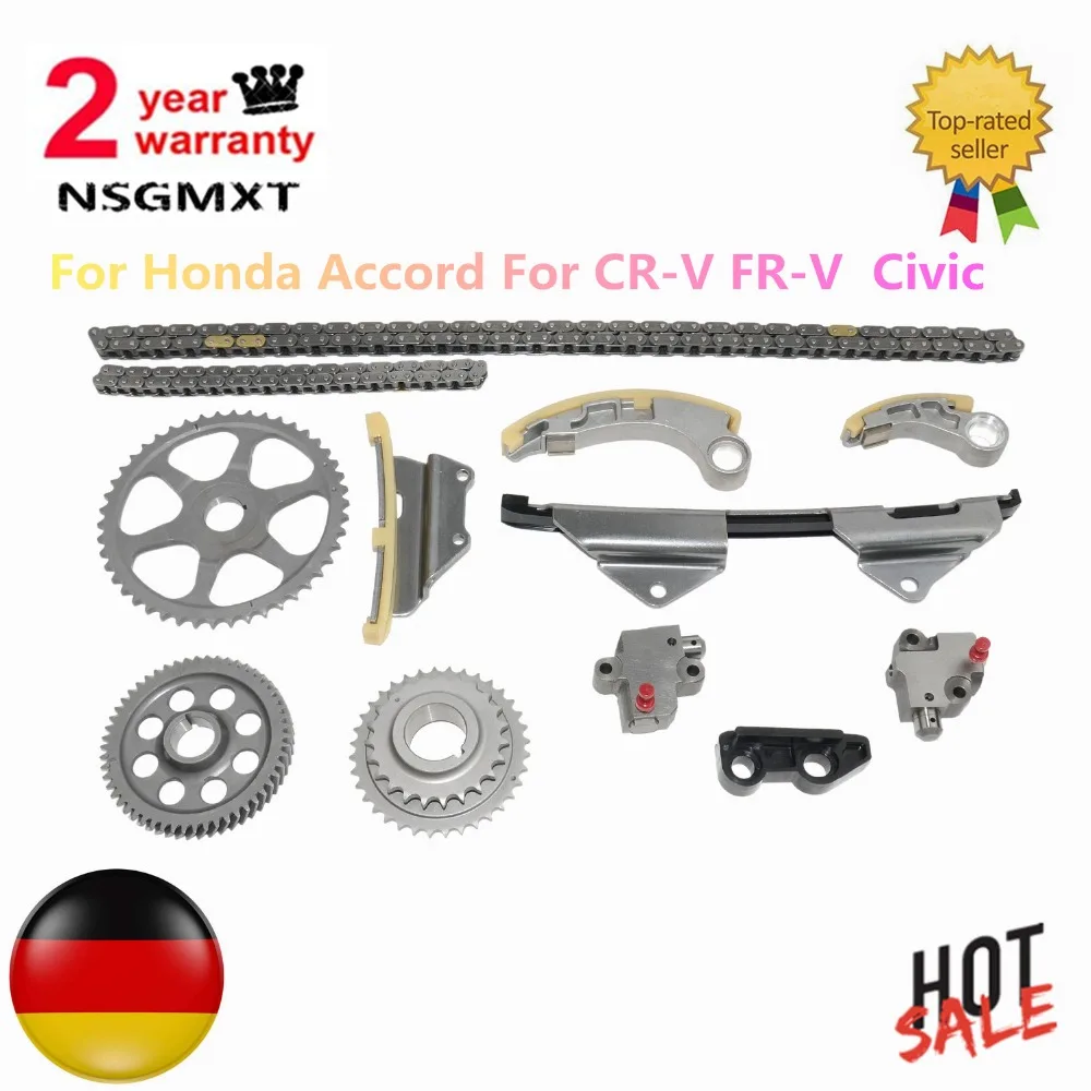 

AP03 New Timing Chain Tensioner Sprockets Pump Kit For Honda FR-V CR-V III N22 N22A1 N22A2 14210RBDE00 13441RBDE01 91212RBDE02
