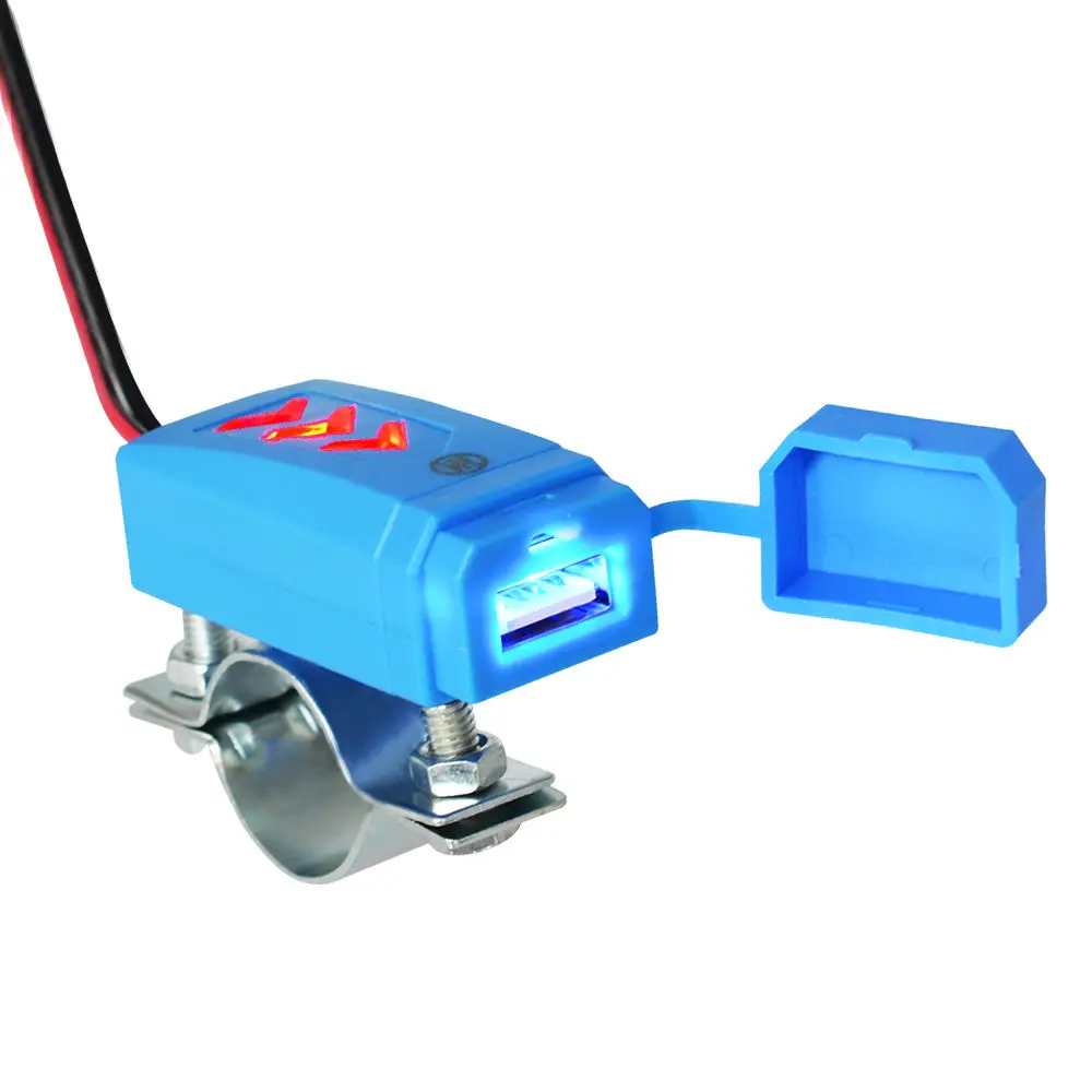 5V 2.1A водонепроницаемый USB зарядное устройство гнездо адаптера Питание DC 12 24 V