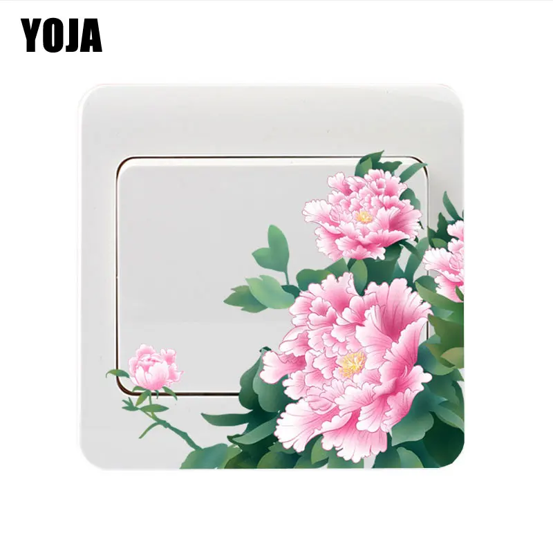 Наклейка на стену с пионами YOJA 8SS0692 | Дом и сад