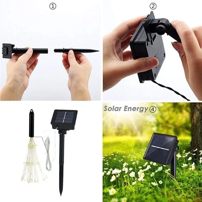 Светодиодный фейерверк медная гирлянда водонепроницаемый настраиваемая форма