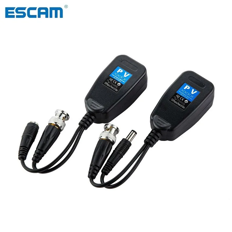 ESCAM 5 пар 10 шт. 1CH пассивный балун RJ45 CCTV видео приемопередатчик питания для HDCVI/HDTVI/AHD