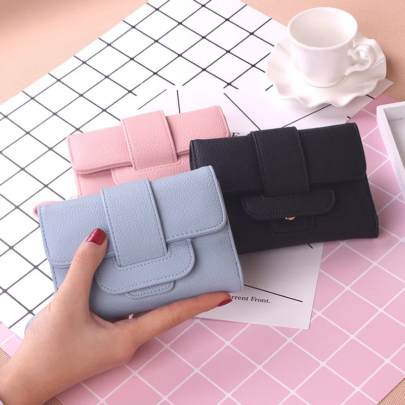 2017 Новый роскошный мягкий кожаный женский кошелек с застежкой модный клатч тремя