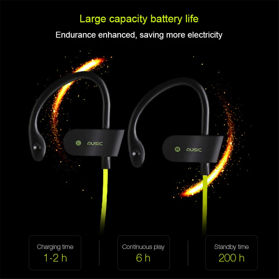 FineBorn Водонепроницаемый спортивные Беспроводной Bluetooth наушники для телефона