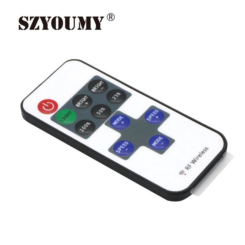 SZYOUMY DC 12 В 11 клавиш мини Диммер RF пульт дистанционного управления для Led