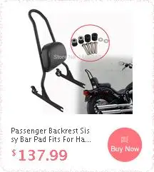 Мотоцикл передний драйвер Rider Сисси Бар спинки Pad подходит для Harley Touring FLHX Fat boy Softail Electra Glide 07-19 для индийских
