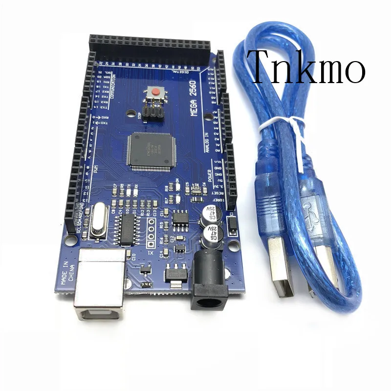 1 комплект Мега 2560 R3 Mega2560 REV3 (ATmega2560-16AU CH340G) плата на USB кабель совместим с кабелем