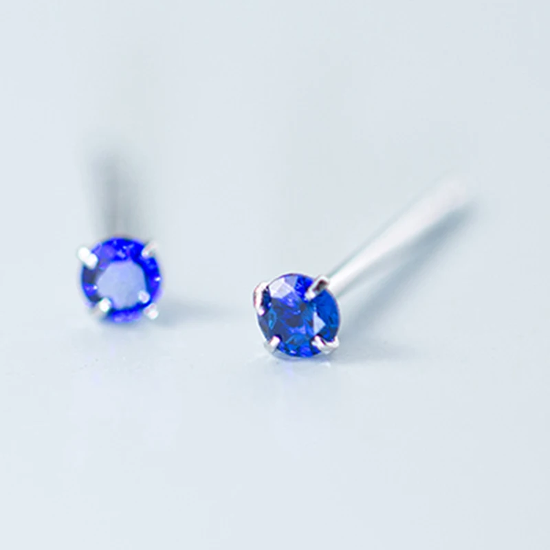 Серьги гвоздики женские из серебра 100% пробы с фианитами|Серьги-гвоздики| |