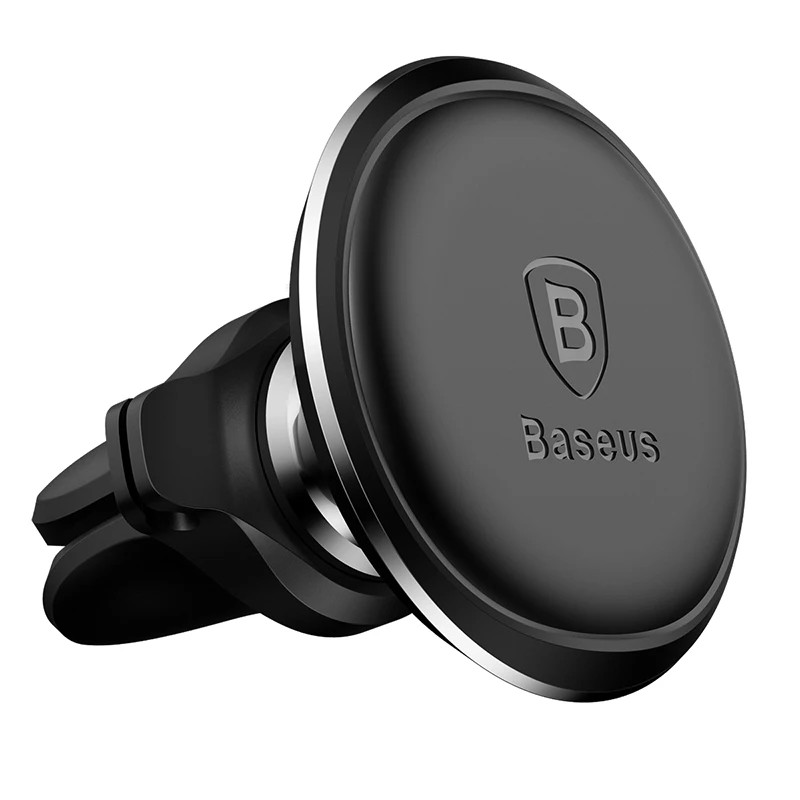 Black Baseus Кабельный органайзер магнитный автомобильный держатель для телефона для iPhone Xs Max X samsung автомобильный магнитный держатель для мобильного телефона - Цвет: Black