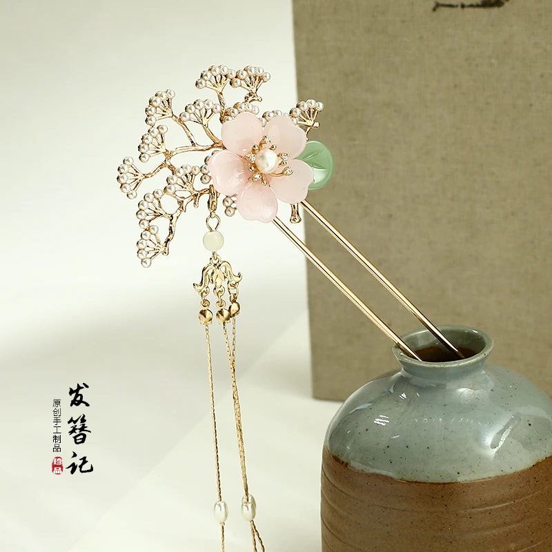 Китайская Винтажная заколка для волос ручной работы U заколки аксессуары