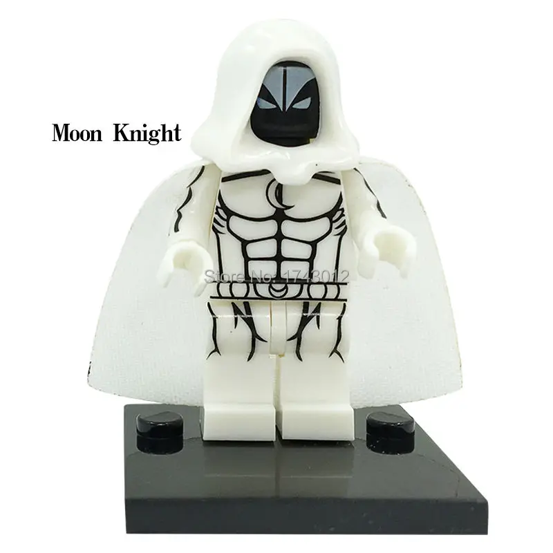 30 шт. строительные блоки Супер Герои лунный рыцарь Черная Женщина-кошка Бэтмен