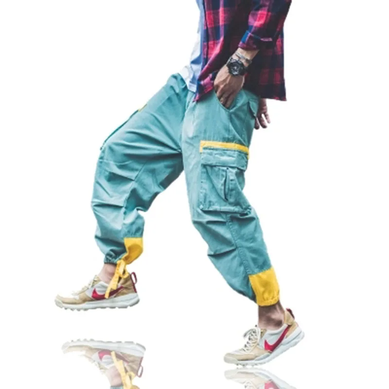 Мешковатые спортивные штаны карго мужские винтажные свободные брюки в стиле хип