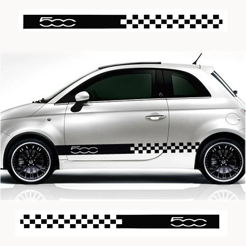 Для Fiat 500 015 ABARTH стильная Автомобильная Наклейка на тело виниловая наклейка