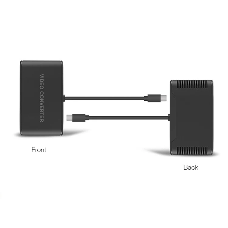 Портативный адаптер концентратор Type C HDMI с разъемами для зарядки и передачи