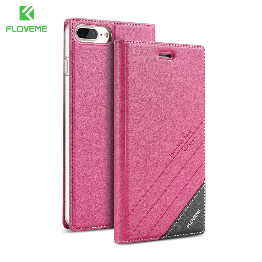 FLOVEME для iPhone 6 S Роскошный чехол с подставкой держатель Plus Чехлы кожаный флип