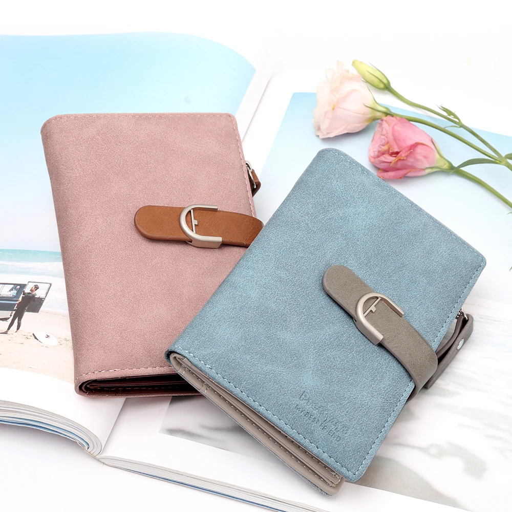 Новинка женский кожаный винтажный кошелек брендовый дизайнерский на молнии