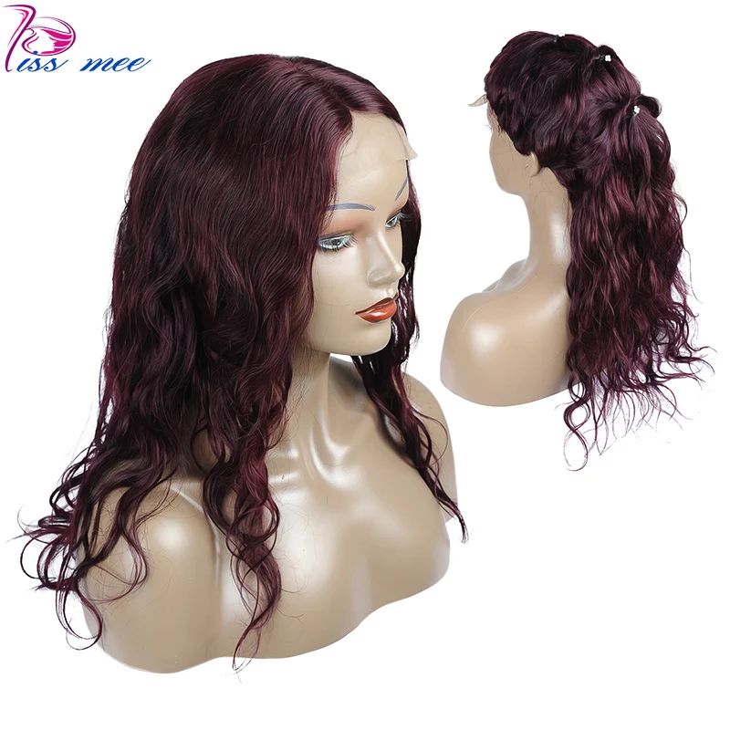 KISSMEE кружевные передние человеческие волосы парики для черных женщин #135 объемные