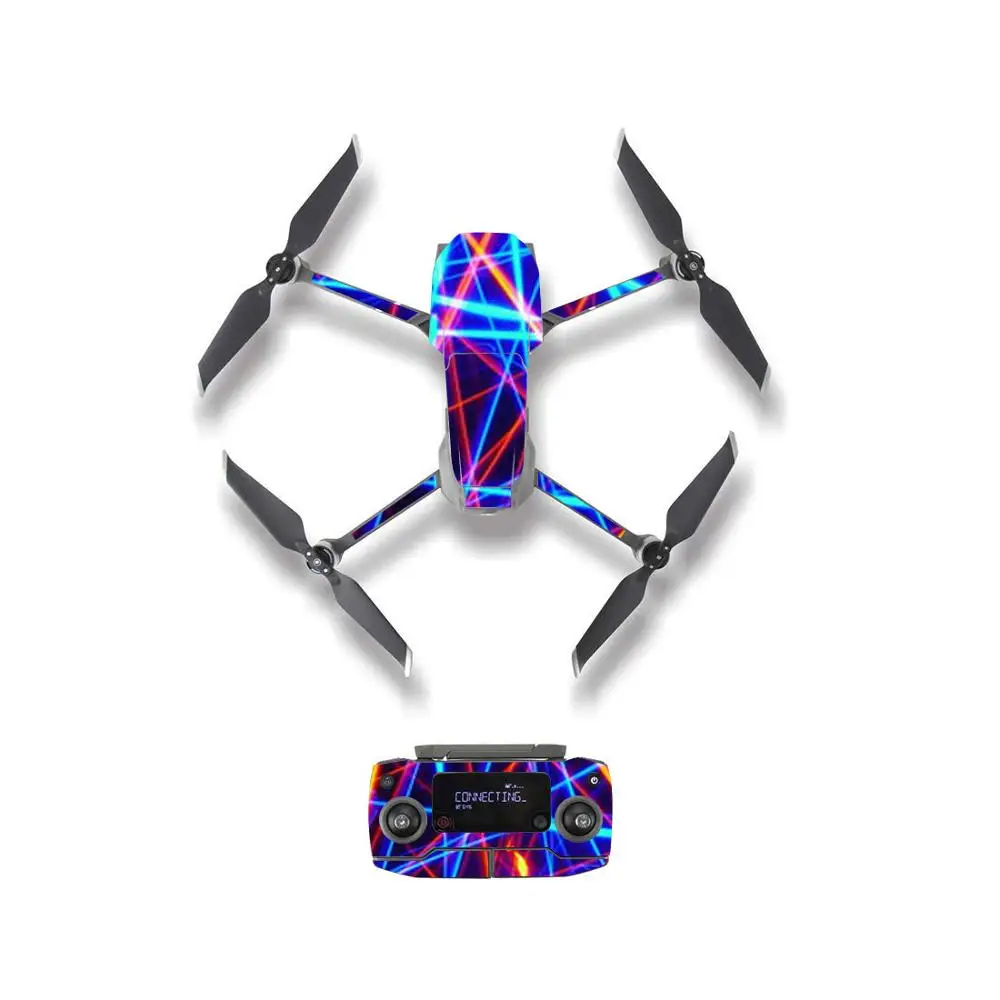 Светильник в стиле линии кожи наклейка для DJI Mavic 2 Pro& Zoom Drone корпус пульт дистанционного управления батарея защитная пленка 4 стиля