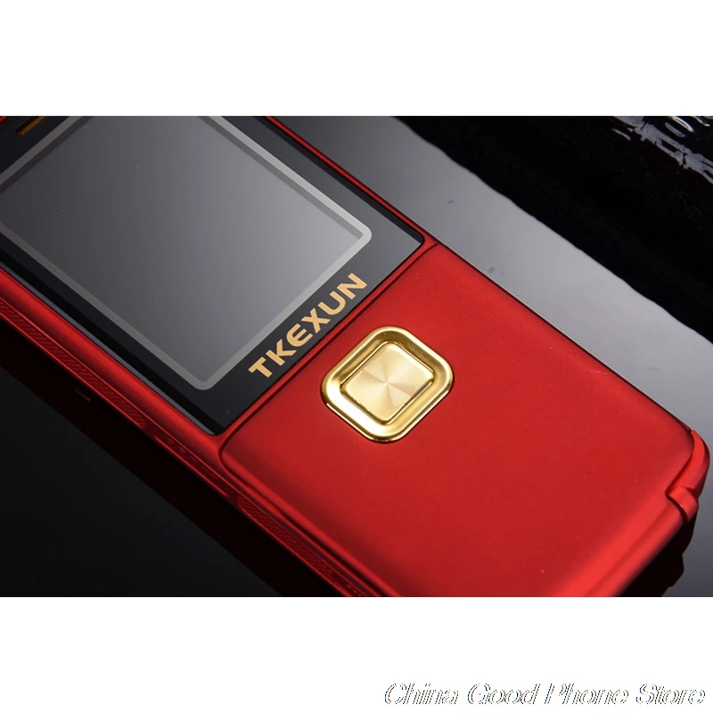 Оригинальный сотовый телефон TKEXUN 8800i Magic Voice с откидной крышкой металлический