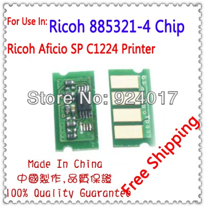 

For Ricoh 885321 885322 885323 885324 Toner Cartridge Refill Chip,Aficio 1224C 1224CSP 1232C 1232CSP 1224 1232 Copier Toner Chip