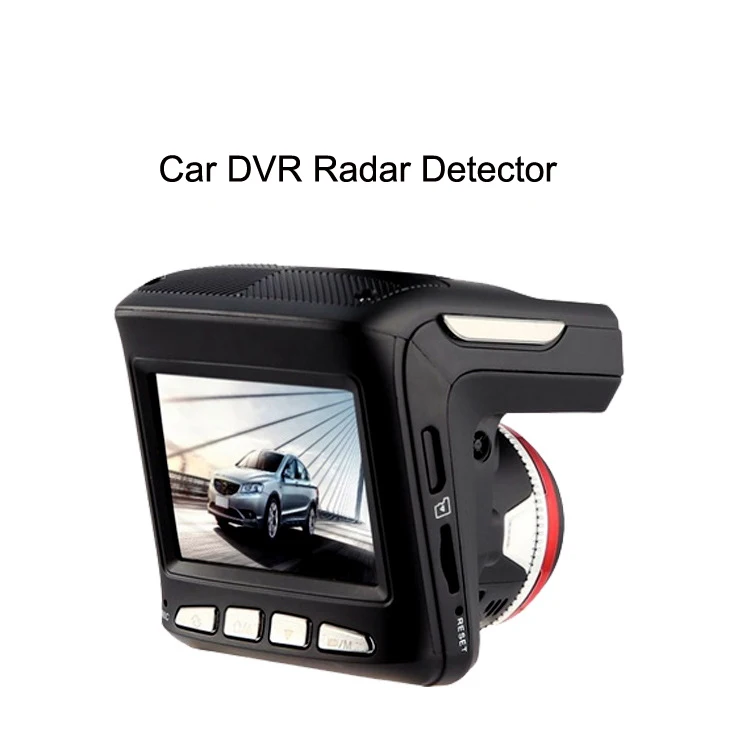 2 в 1 Автомобильная DVR камера Анти радар детектор Лазерная сигнализация система