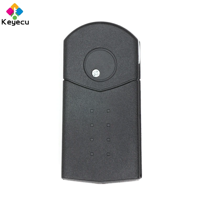 KEYECU Модернизированный флип пульт дистанционного ключа автомобиля 2 кнопки 433 МГц