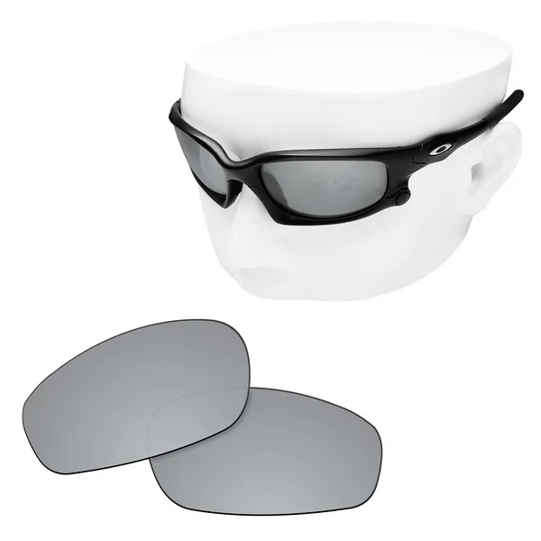 Silver Mirror OOWLIT поляризованные Сменные линзы для-сплит-солнечные очки к куртке - Цвет линз: Silver Mirror