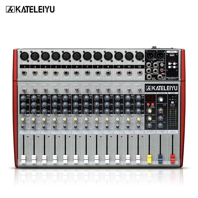 DJ Mixer W6000T12 профессиональный усилитель звуковой частоты для микшера процессор 12