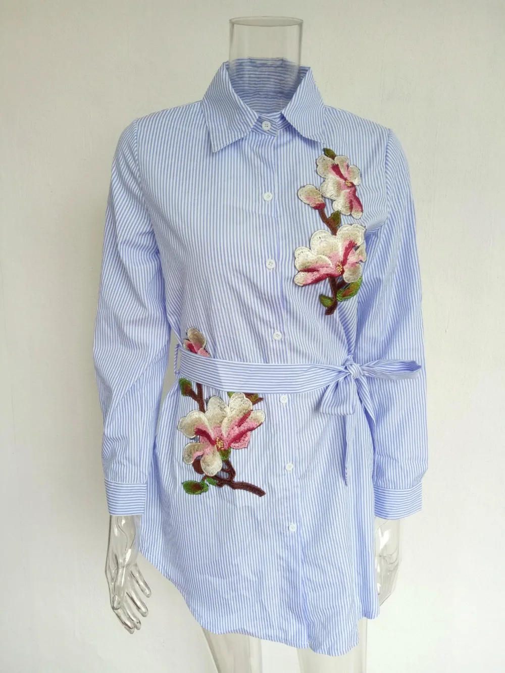 Новинка 2018 женские длинные рубашки блузка с длинным рукавом женская летняя