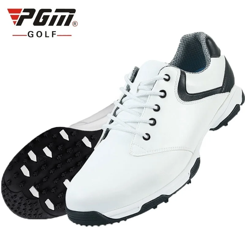 

Pgm Waterproof Breathable Golf Shoes For Men Outdoor Leather Sport Shoes Anti-Skid Super Light Comfortable Golf Shoes AA10092