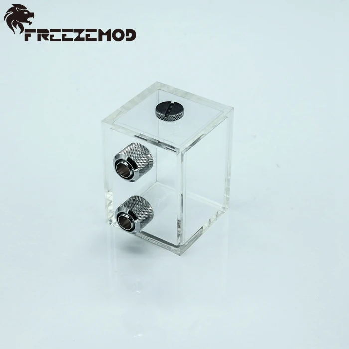 QYFREEZE полностью прозрачный акриловый бак PMMA для компьютера охлаждения воды. GQSX-T2 |